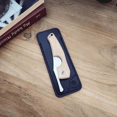 LES FINES LAMES KNIFE LEATHER CASE - Tan