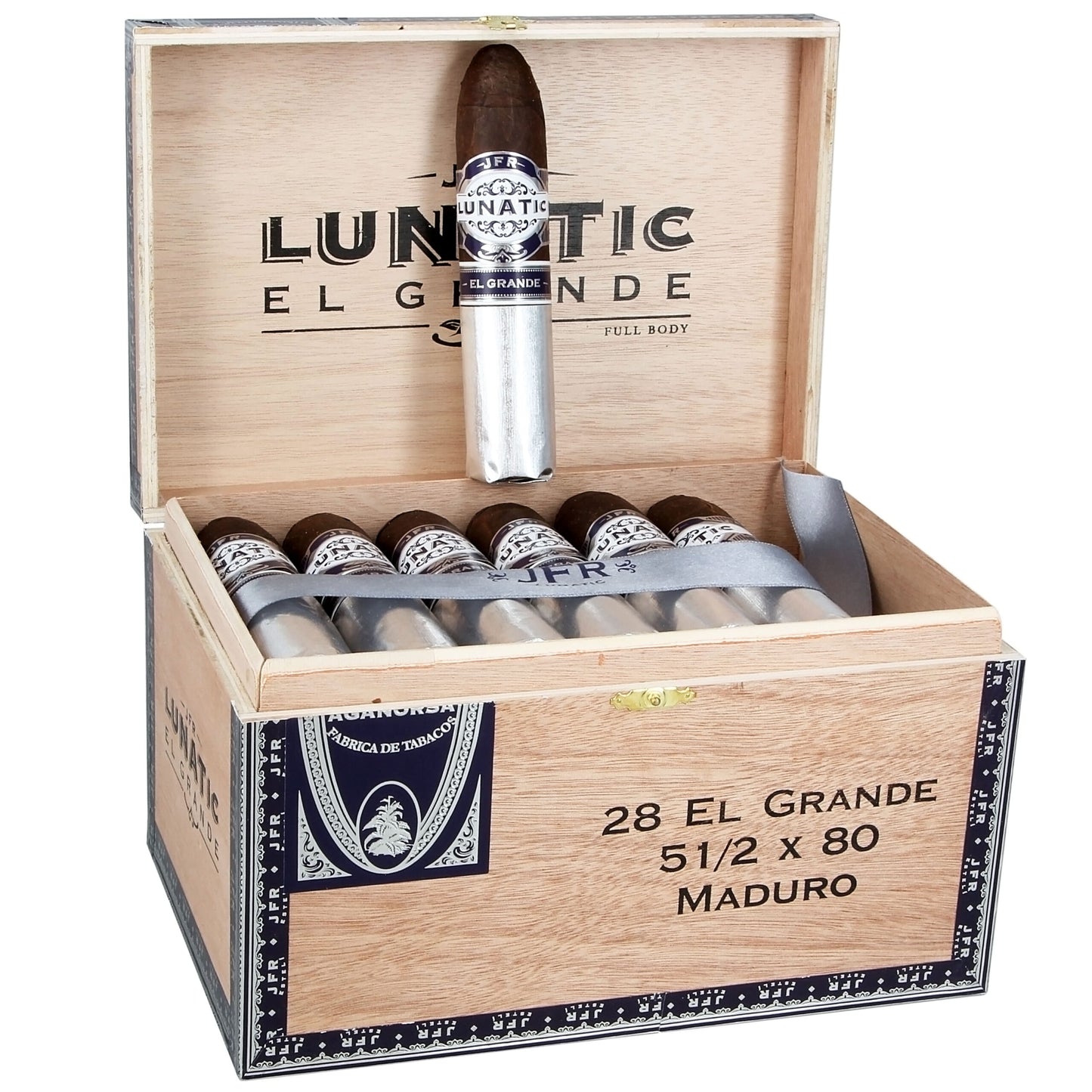 Jfr Lunatic Maduro Cigars - El Grande-5.50x80