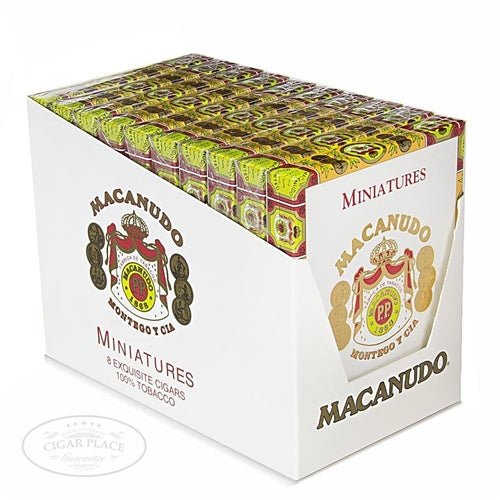 MACANUDO CAFE CIGARS - Miniatures - 3 3/4 x 24, 10 Packs of 8 - cigar13