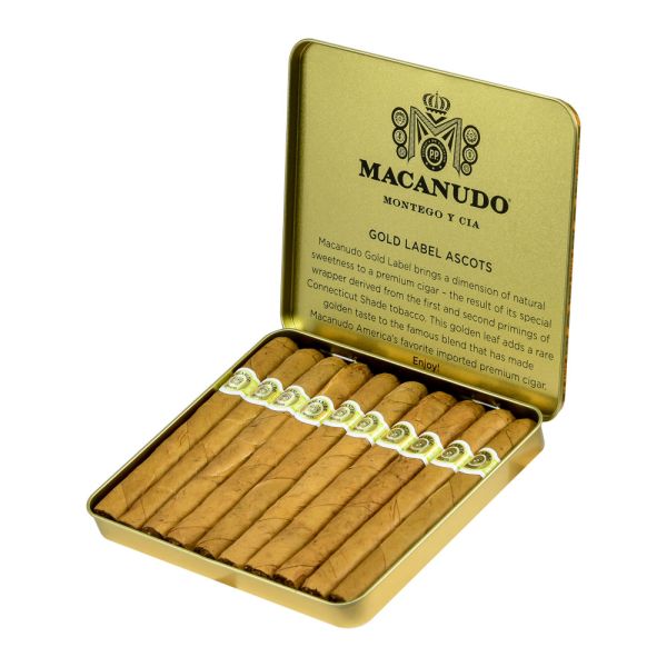 Macanudo Gold Label Ascot Tin
