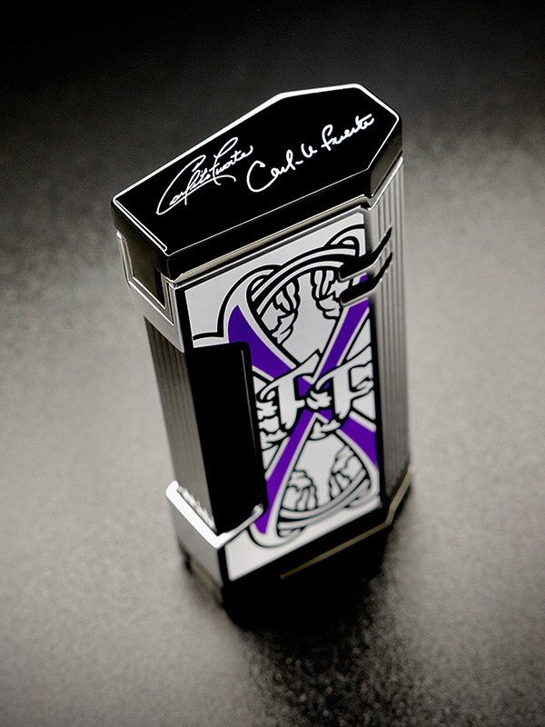 PROMETHEUS MAGMA X LE 22 TRIPLE TORCH LIGHTER - XFD - LE' 22 Purple Rain White Lacquer