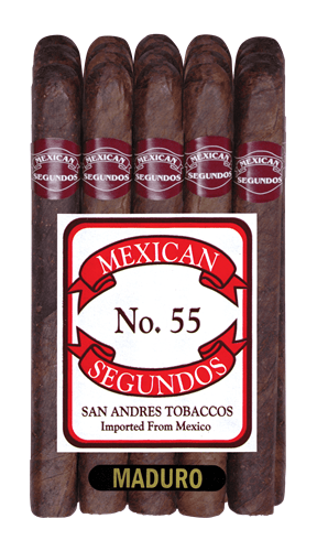 Mexican Segundos Maduro Cigars - 55 - 5 3/8 X 37 - cigar13