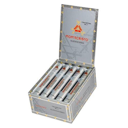 Montecristo Platinum Cigars - Churchill Tube - 7x50 - cigar13