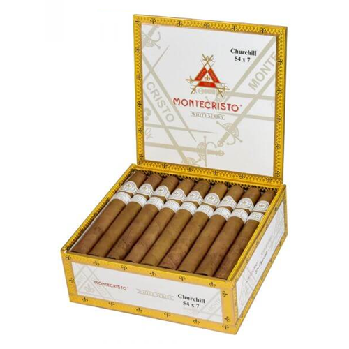 Montecristo White Series Cigars - Churchill - 54x7