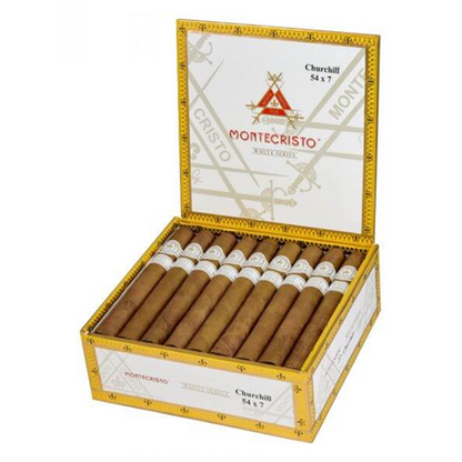 Montecristo White Series Cigars - Churchill - 54x7