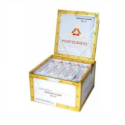 Montecristo White Series Cigars - Robusto Grande Tube-5x52
