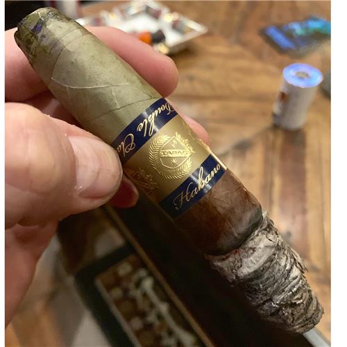 Muestra De Tabac Double Claro Habano Blue Cigars - 5.5x54 Perfecto - cigar13