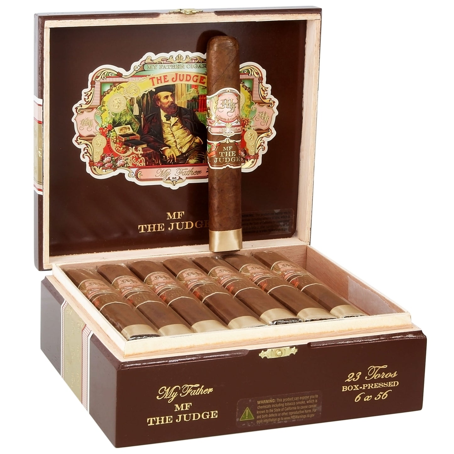 My Father the Judge Cigars - Toro Box Pressed-6x56