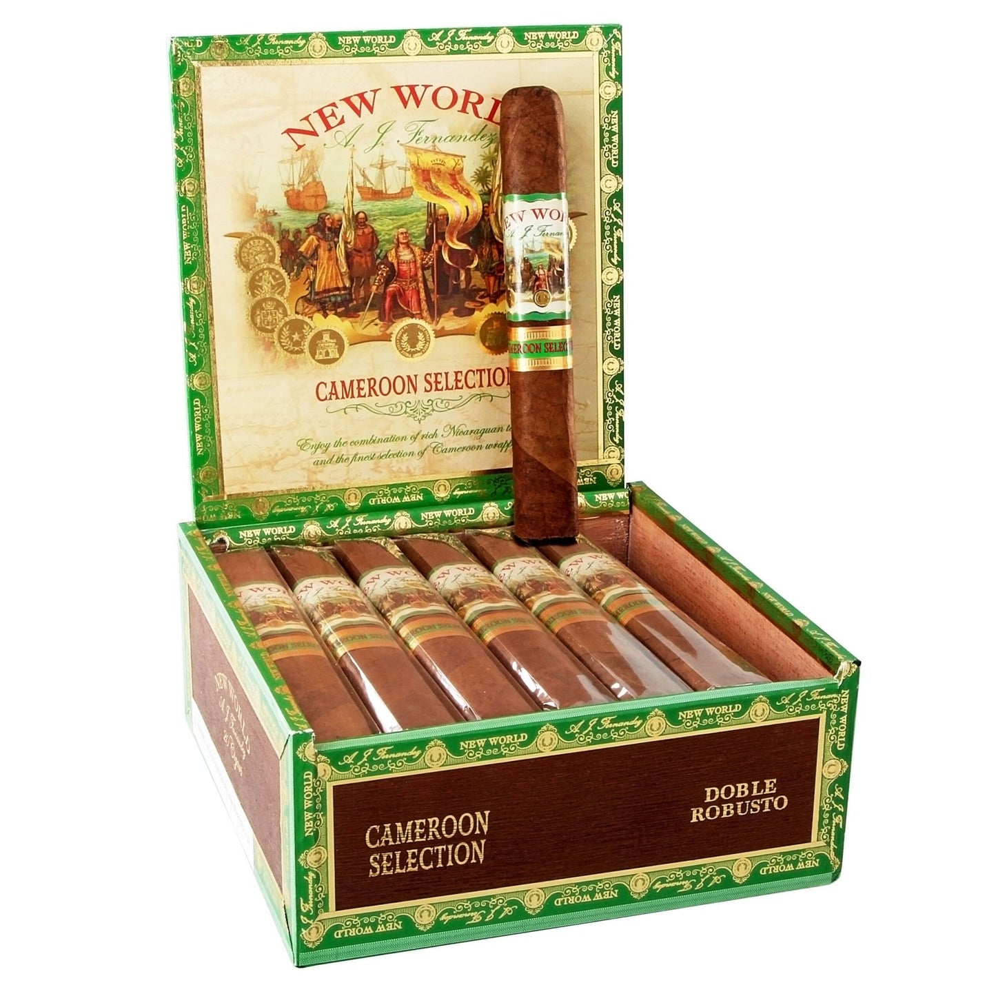 New World by Aj Fernandez Cameroon Cigars - Double Robusto - 5.5x54 - cigar13
