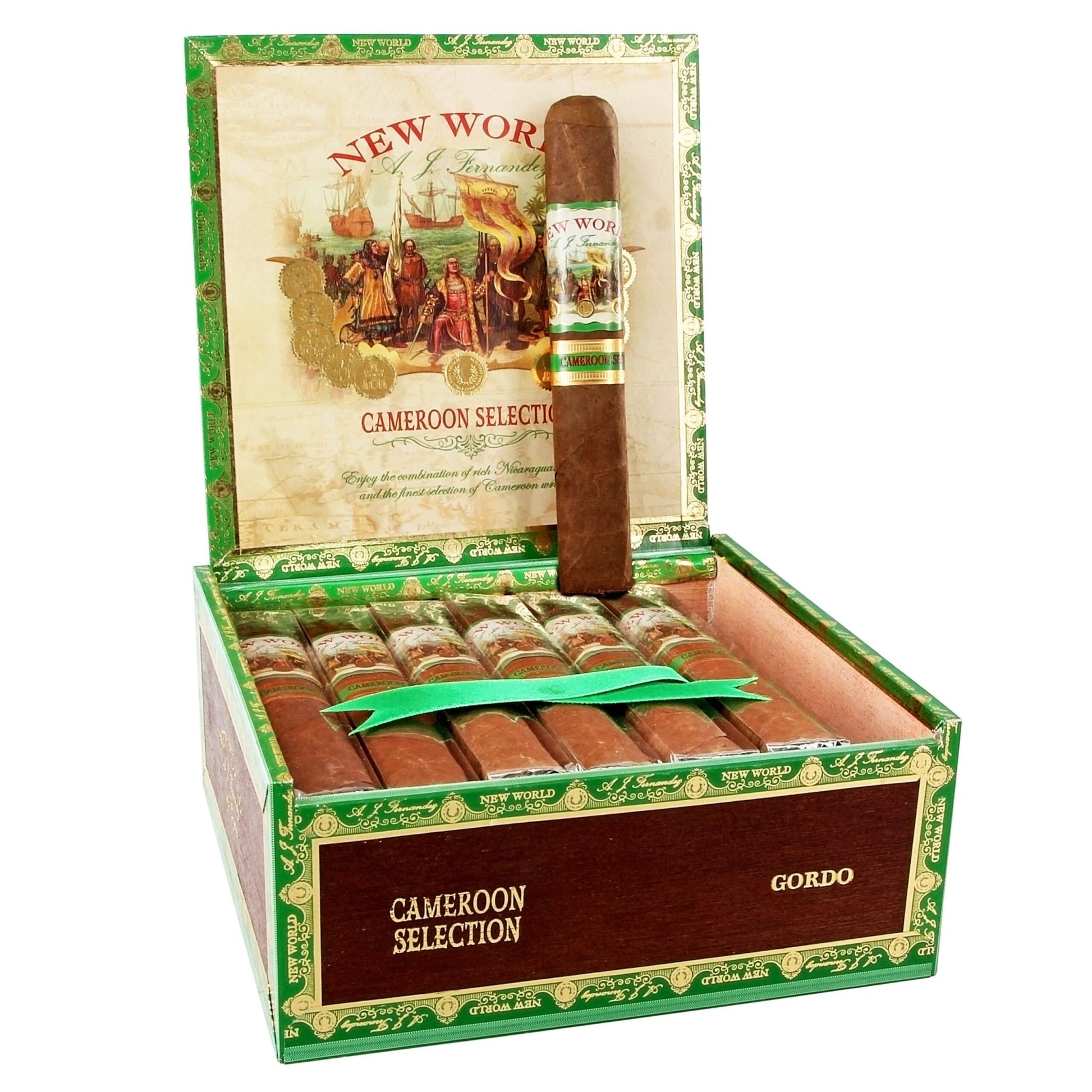 New World by Aj Fernandez Cameroon Cigars - Gordo - 6x60 - cigar13