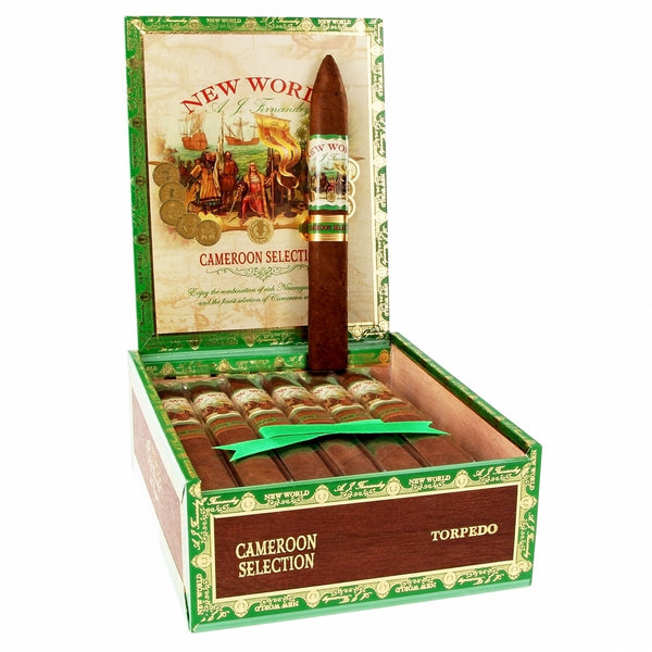 New World by Aj Fernandez Cameroon Cigars - Torpedo - 6.5x52 - cigar13