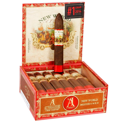 New World by Aj Fernandez Oscuro Cigars - Almirante Belicoso - 5.5x55 - cigar13