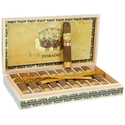 New World by Aj Fernandez Dorado Cigars - Gordito- 5.5x60