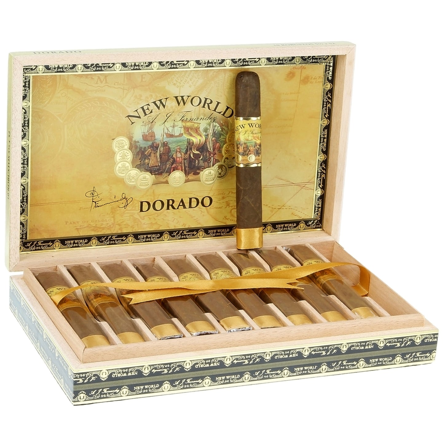 New World by Aj Fernandez Dorado Cigars - Robusto - 5.5x52