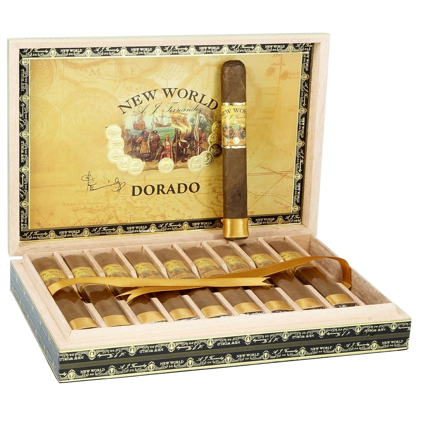 New World by Aj Fernandez Dorado Cigars - Toro-6x54