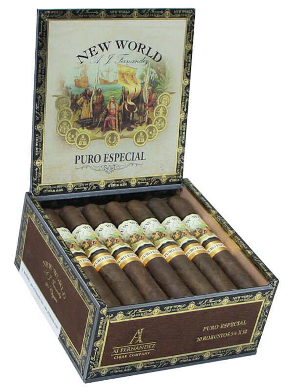 New World Puro Especial by Aj Fernandez Cigars - Robusto - 5.5x52 - cigar13