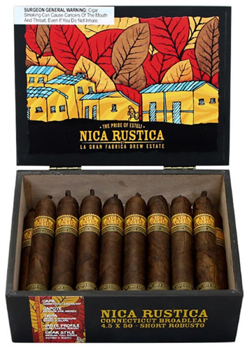 Nica Rustica Cigars - Short Robusto - 4.5x50