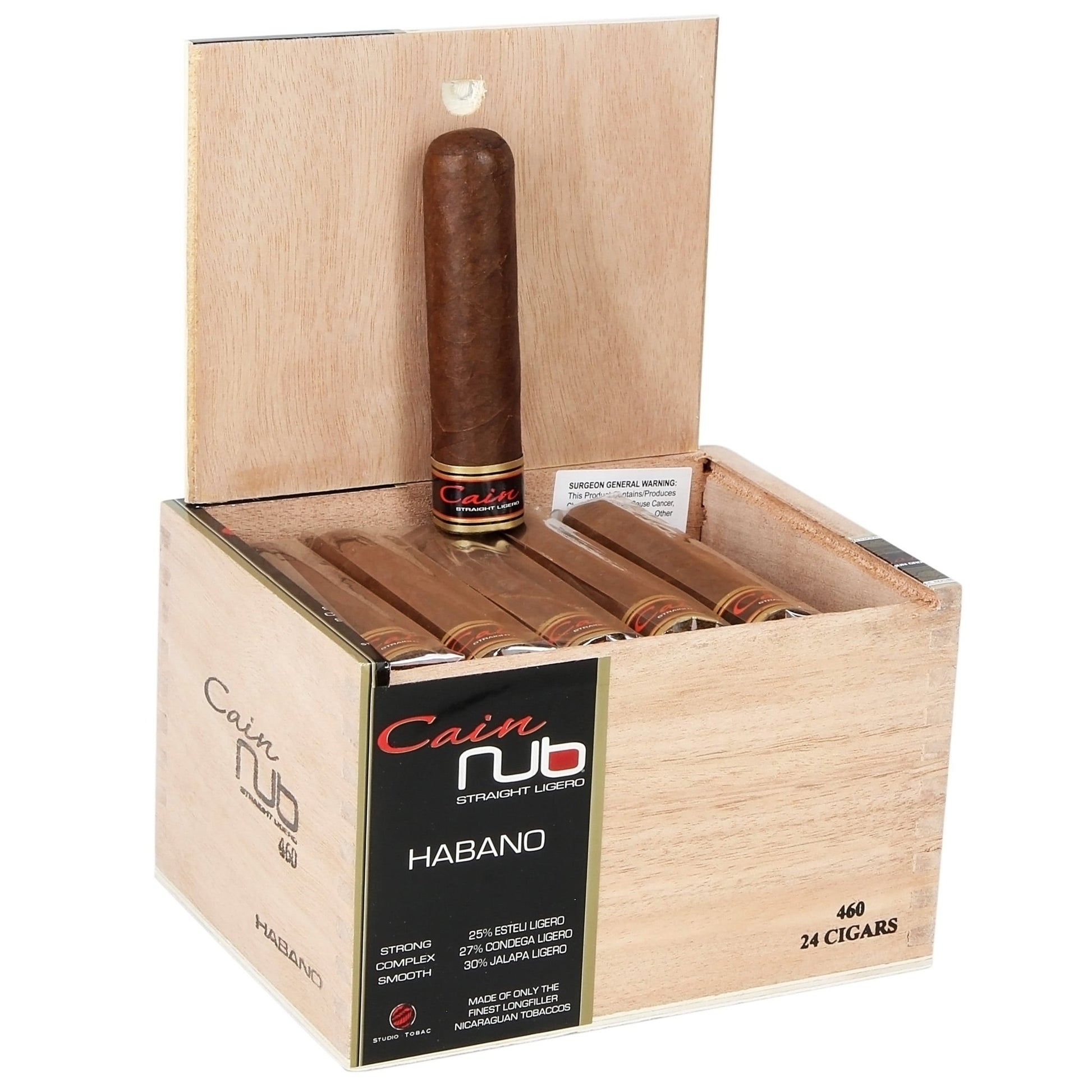 Nub Cain Nub Habano 460 4" x 60 - cigar13