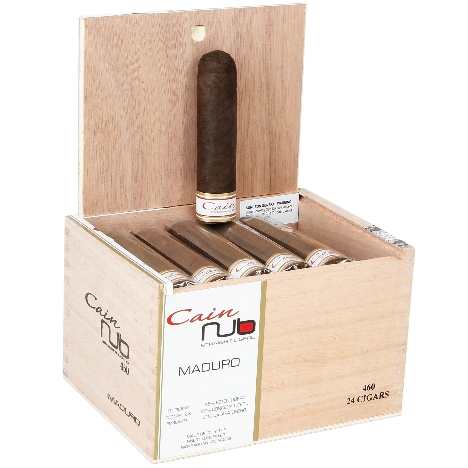 Nub Cain Nub Maduro 460 4" x 60 - cigar13