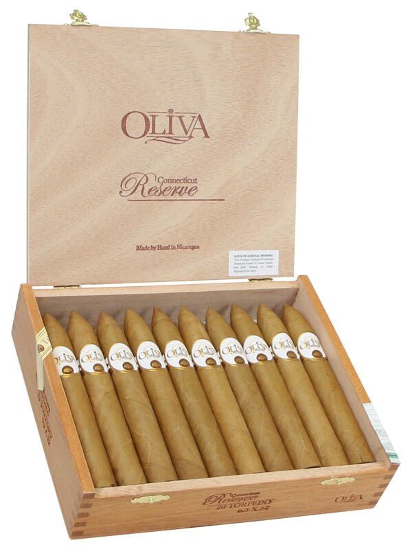 Oliva Connecticut Reserve Cigars - Torpedo - 6.5x52 - cigar13