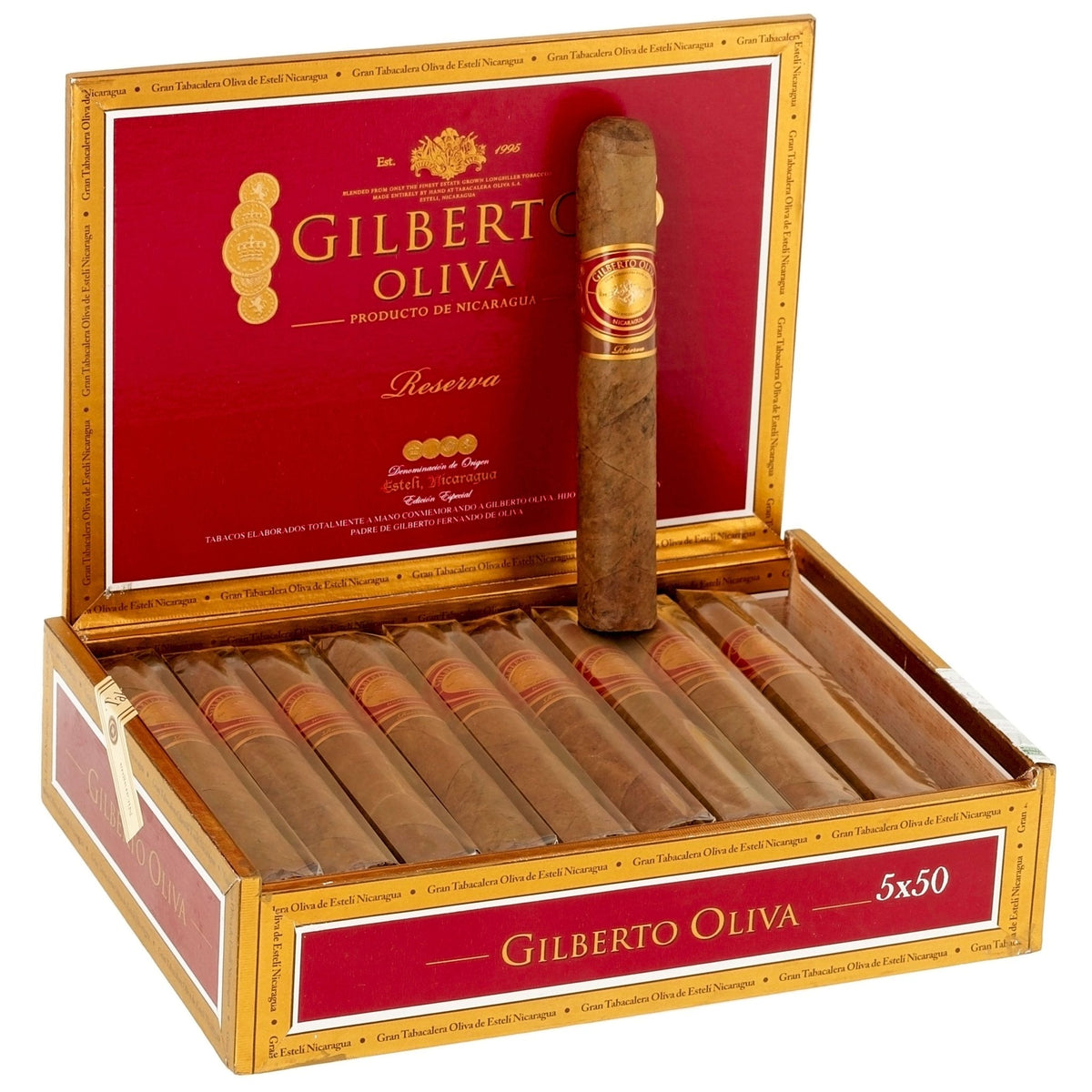 Oliva Gilberto Oliva Reserva Robusto 5" x 50 - cigar13
