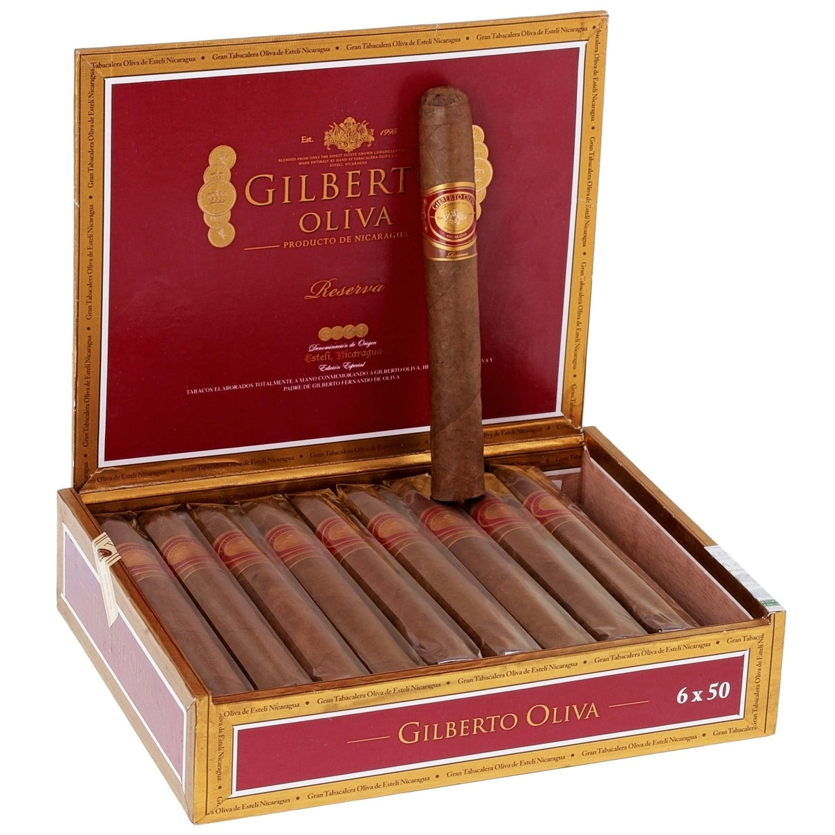 Oliva Gilberto Oliva Reserva Toro 6" x 50 - cigar13