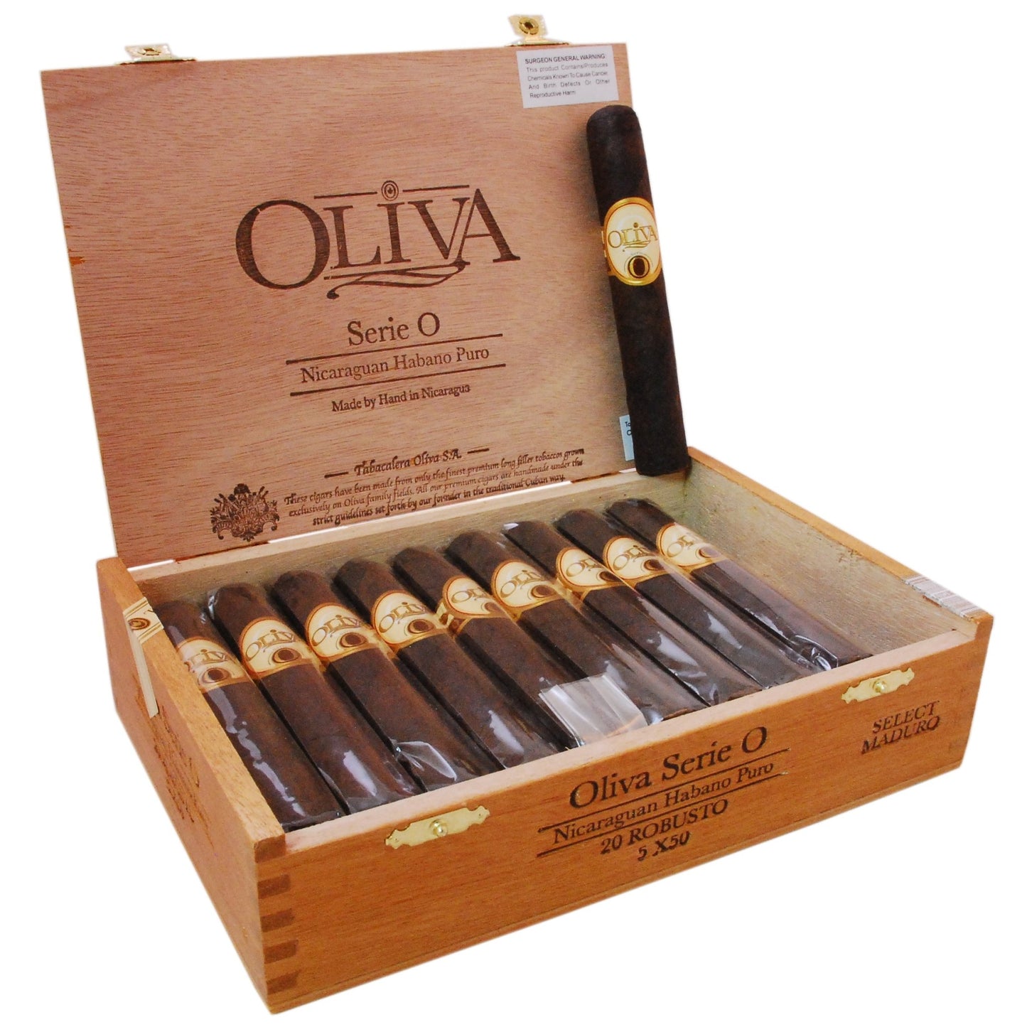 Oliva Serie O Habano Cigars - Robusto - 5x50 - cigar13