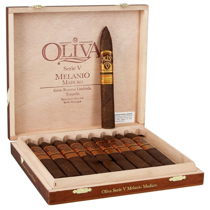 Oliva Serie V Melanio Maduro Cigars - Torpedo-6.5x52
