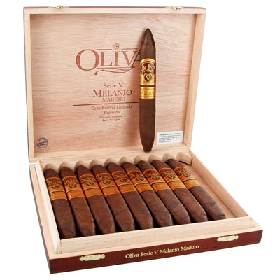 Oliva Serie V Melanio Maduro Cigars - Figurado-6.5x52