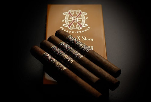 THE OPUS X STORY CIGARS - Yellow Travel Humidor