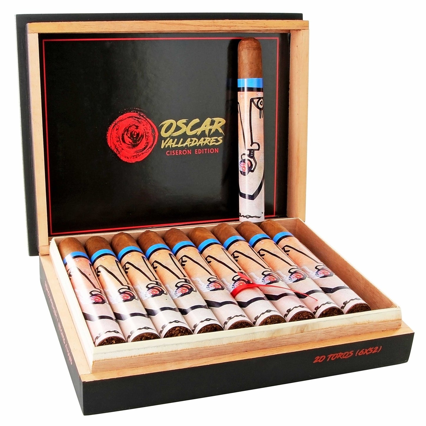 Oscar Valladares Ciseron 2018 Yellow 6×52 - cigar13