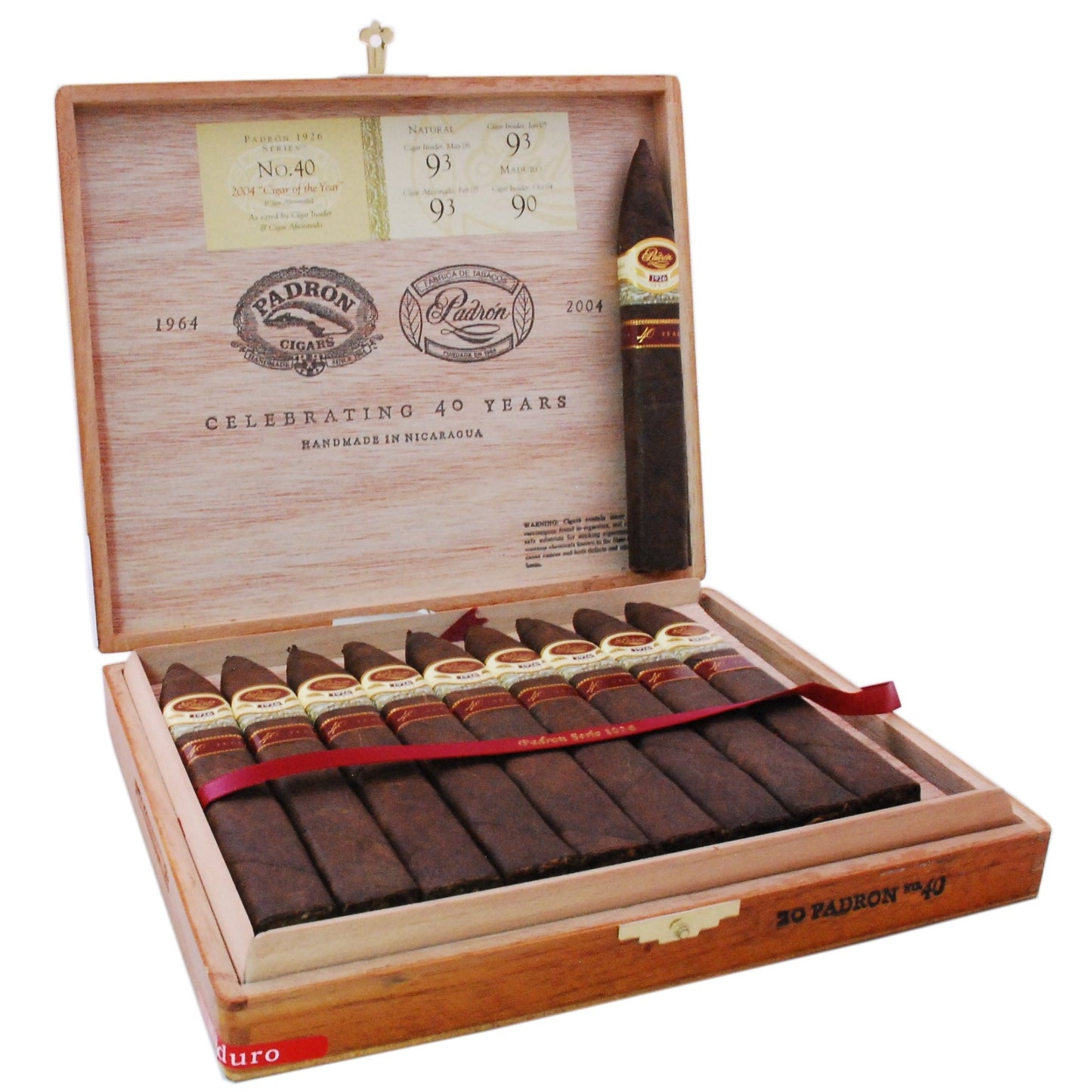 Padron 1926 Series Cigars - 40th Anniversary - 6.5x54 - Maduro - cigar13