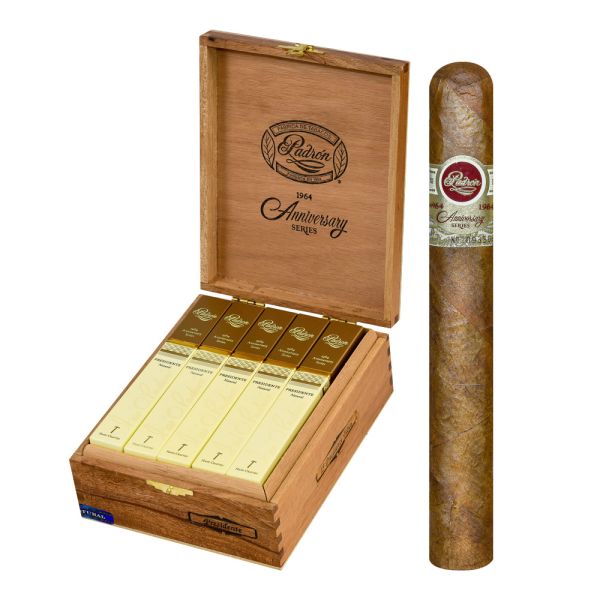 Padron 1964 Anniversary Series Presidente Tubos Natural (Toro) (6.0" x 50)