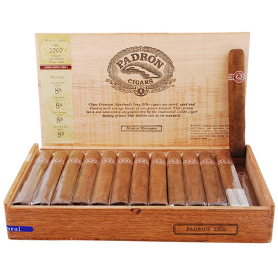 Padron Series Cigars - 2000 - 5x50 - Natural