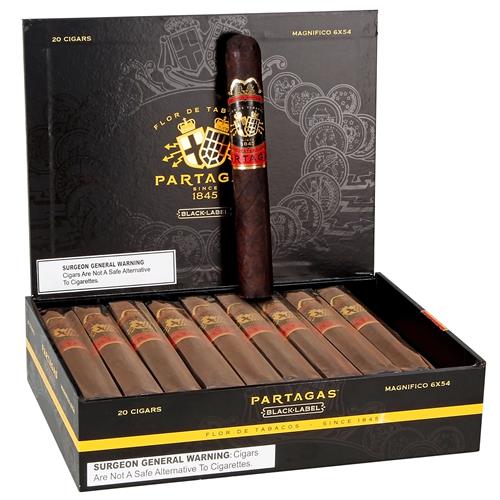 Partagas Black Label Cigars - Magnifico - 6x54 - cigar13