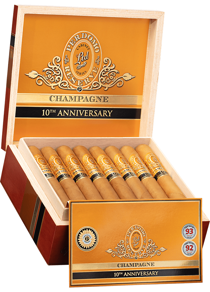 Perdomo 10th Anniversary Champagne Cigars - Robusto - 5x54 - cigar13
