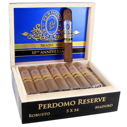 Perdomo 10th Anniversary Maduro Cigars - Robusto "R" - 5x54 - cigar13