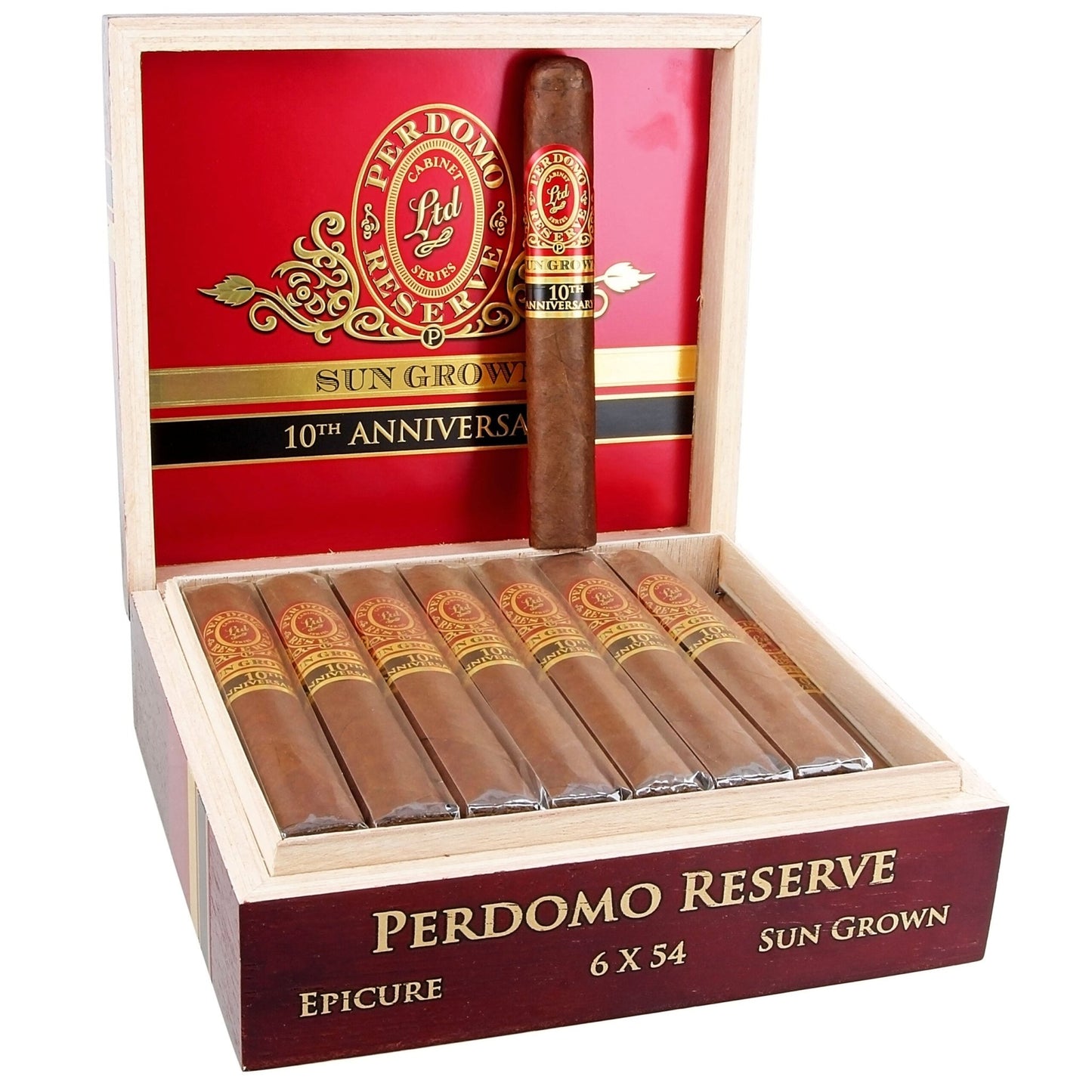 Perdomo 10th Anniversary Sungrown Cigars - Epicure "E" - 6x54 - cigar13