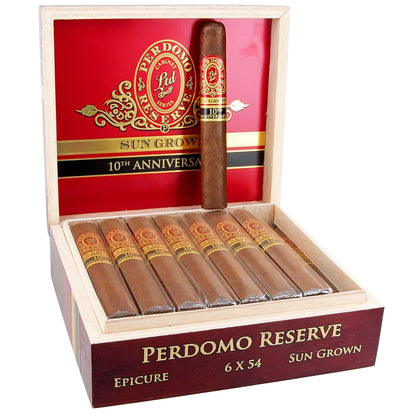 Perdomo 10th Anniversary Sungrown Cigars - Epicure "E"-6x54