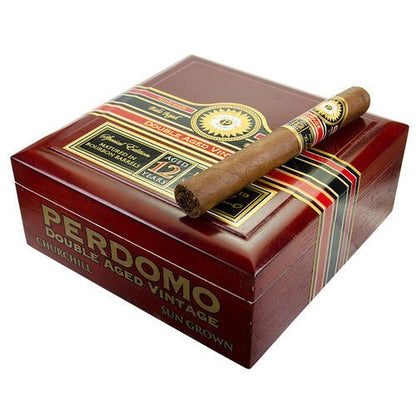 Perdomo 12 Year Double Aged Sungrown Cigars - Churchill - 7x56 - cigar13