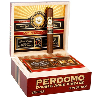 Perdomo 12 Year Double Aged Sungrown Cigars - Epicure - 6x56 - cigar13