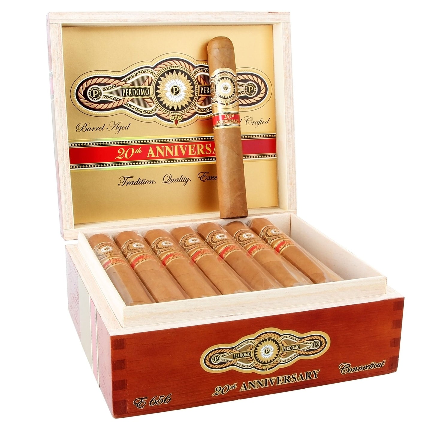 Perdomo 20th Anniversary Connecticut Cigars - Epicure - 6x56 - cigar13