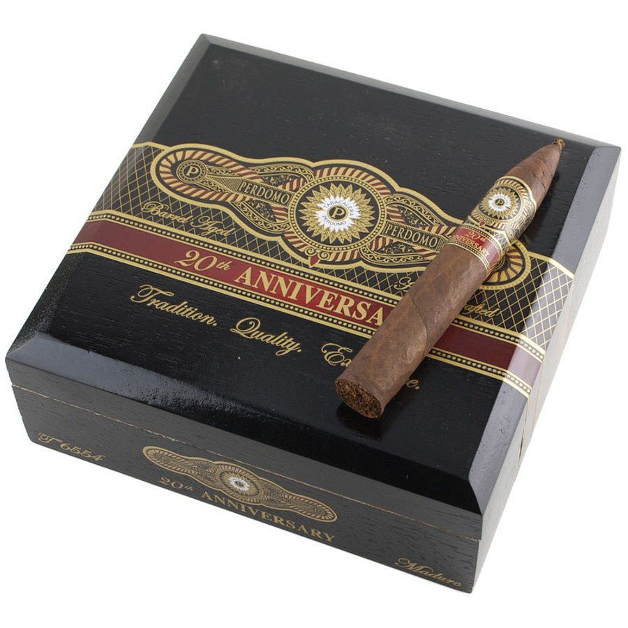 Perdomo 20th Anniversary Maduro Cigars - Torpedo - 6.5x54 - cigar13