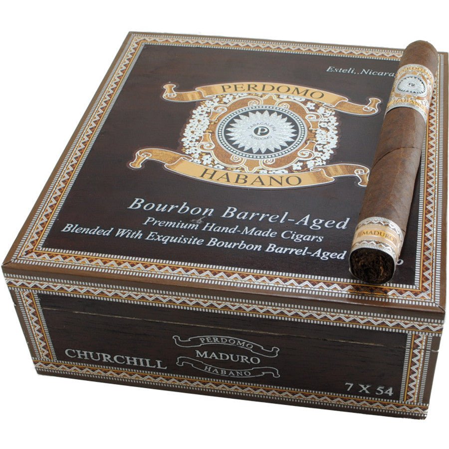 Perdomo Habano Bba Maduro Cigars - Churchill - 7x54 - cigar13
