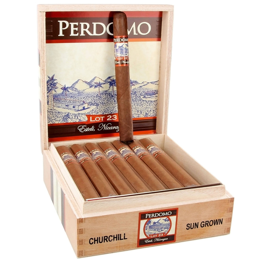 Perdomo Lot 23 Natural Sun Grown Cigar - Churchill - 7x50 - cigar13