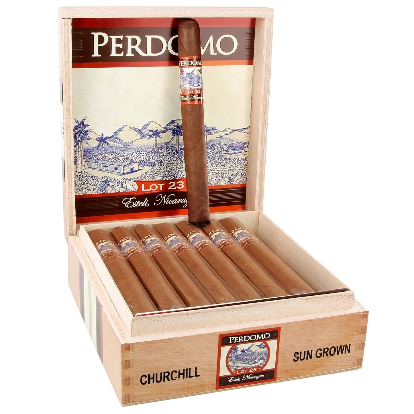 Perdomo Lot 23 Natural Sun Grown Cigar - Churchill-7x50