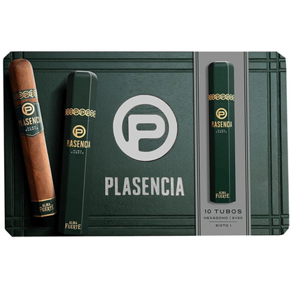 Plasencia Alma Fuerte Cigars - Sixto I - 6x60 - Hexagono - Tubos