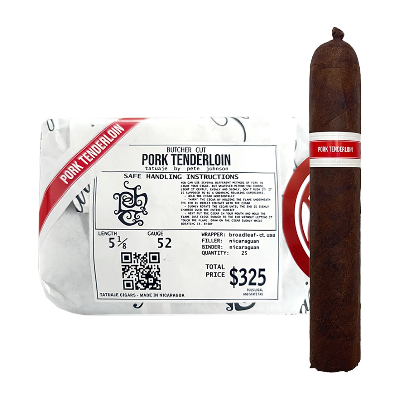 Tatuaje Pork Tendorloin (5.13" x 52)