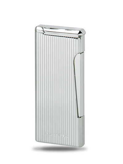 PROMETHEUS RETRO LIGHTER - 04 Chrome Vertical Lines