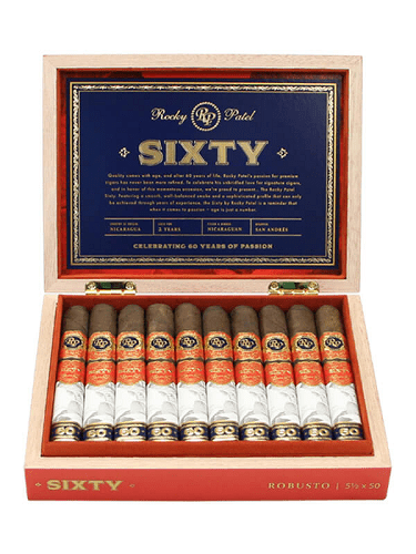 Rocky Patel Sixty Cigars - Robusto - 5.5x50 - cigar13